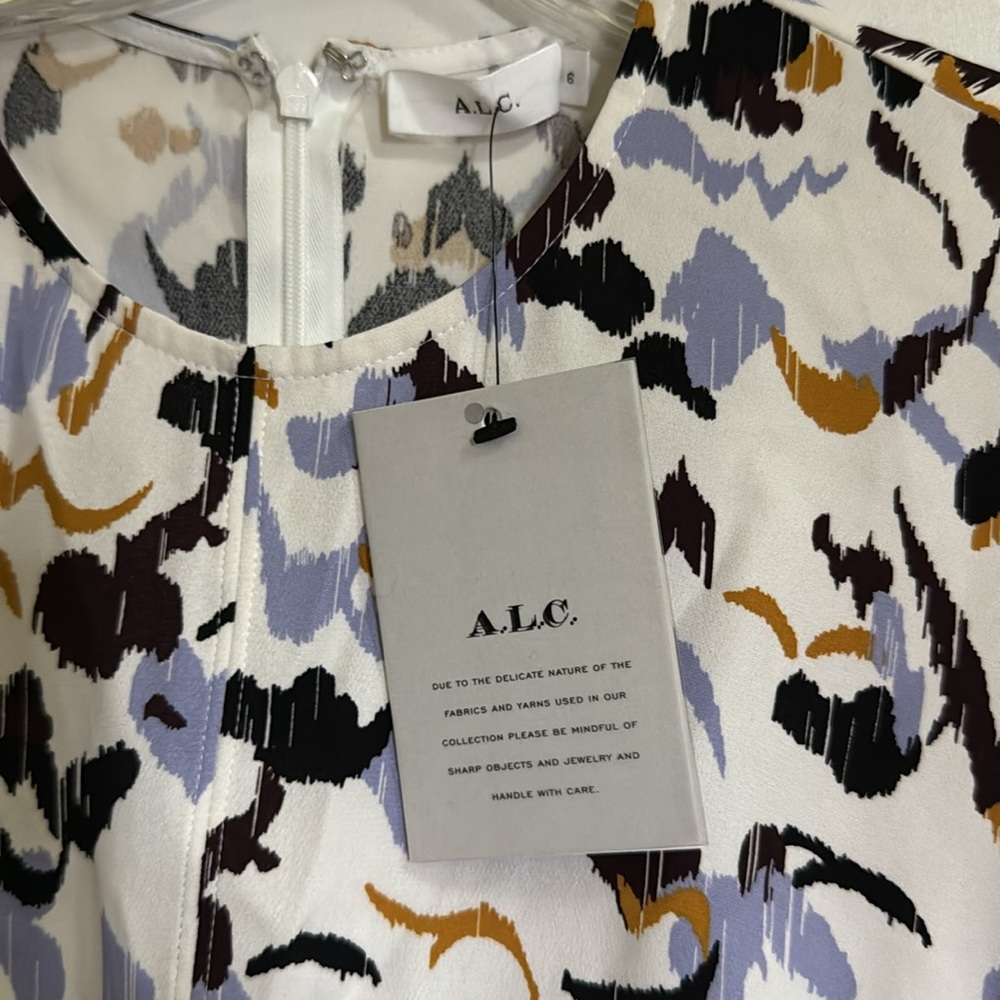 A.L.C. Multicolor Patterned Dress - Picture 2 of 3